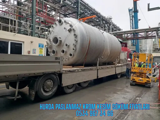 hurda paslanmaz krom kesİm sÖkÜm fİyatlari 0534 967 34 66